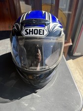Shoei Full Face Motorcycle Helmet Blue Black ...