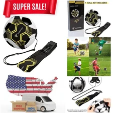 Perfect Solo Practice Kick Trainer for Soccer, Volleyball & Rugby - Adjustable!