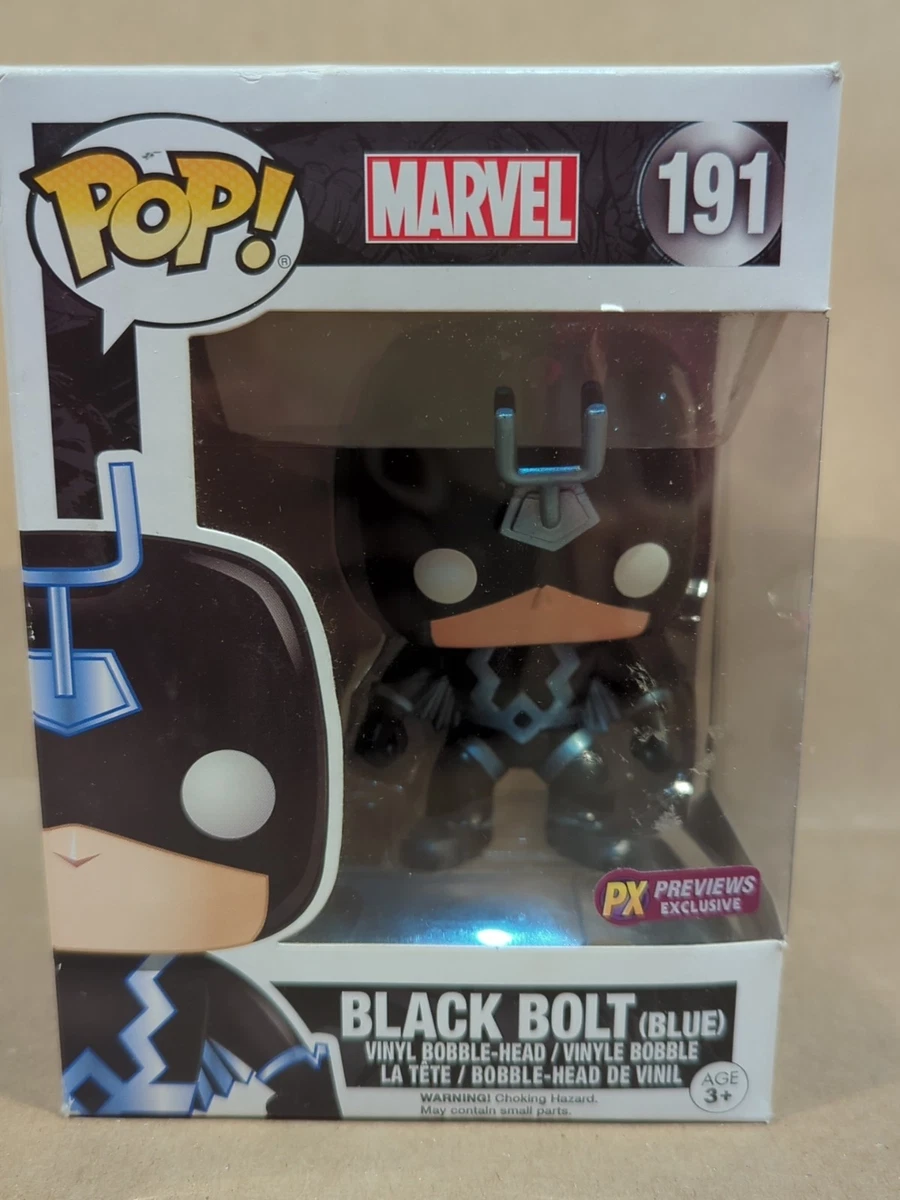 Funko Pop! Black Bolt (PX Exc) Con Custodia Protettiva - Figura Da Collezione In Vinile (Bundle 10764-B) - 5