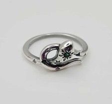 925 Sterling Silver Snake Wrap Ring, Size 7
