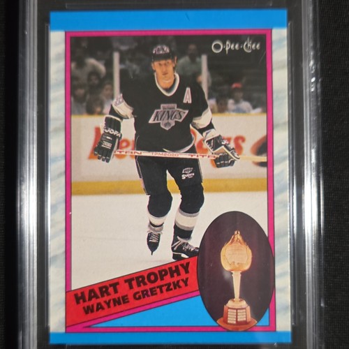O-Pee-Chee 1989-90 Wayne Gretzky #320 Trophy Winners Los Angeles CCG GEM 10 - Picture 4 of 5