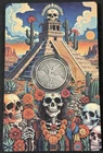 2026 3 Gram .999 Silver Antiqued Mexico Libertad Trib Round Capsule Assay Card!!