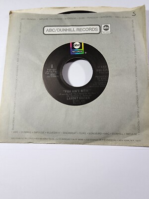 Lamont Dozier ''Fish Ain't Bitin' & Breaking Out All Over'' 45 RPM VG+ F3