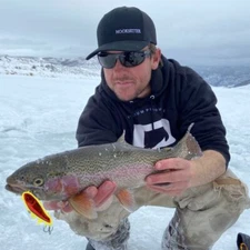 Ice Fishing Lure, Ice Jig, Hollow Ice Fishing Lure (Red Dragon)