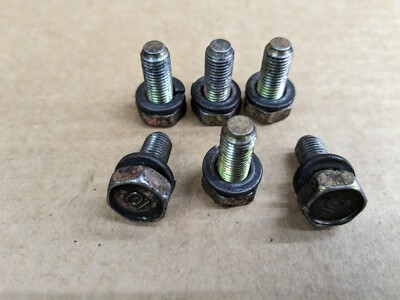 #ad 90 05 Mazda Miata MX 5 OEM Manual Pressure Plate Bolt Set of 6 Complete $7.95