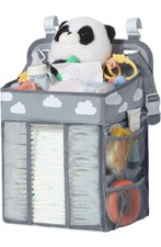 Hanging Diaper Caddy Crib Nursery Organizer Stacker Storage for Newborn Baby