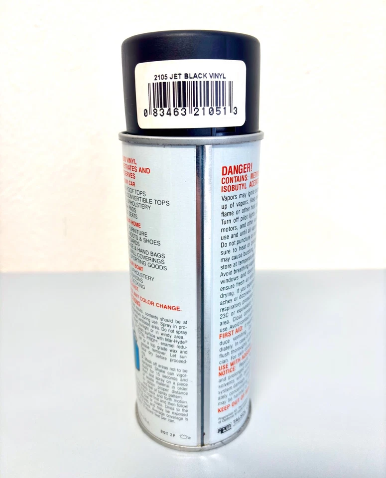 Mar-Hyde Vinyl Color Spray Paint Jet Black 2105 - EU ONLY - - Image 4 of 4