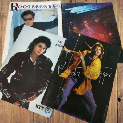 MICHAEL JACKSON / MICK JAGGER / BILLY JOEL etc Japan 1987 Program