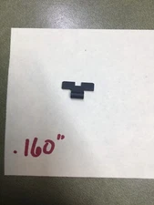Factory Smith Wesson Revolver Rear Sight Blade New Old Stock .160 Black