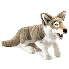 Folkmanis Gray Wolf Hand Puppet