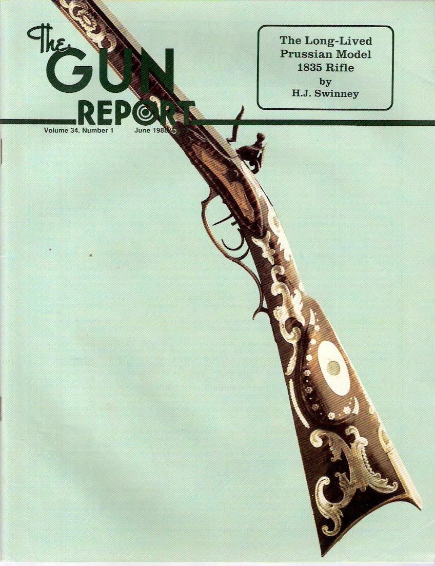 The Gun Report June 1988 Prussian Model 1835 Rifle | eBay