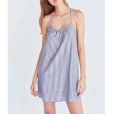 Urban Outfitters BDG Striped Mini Spaghetti Strap Slip Dress Size Small