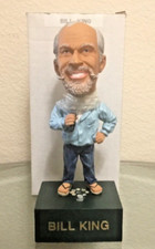 Athletics A&rsquo;s Announcer BILL KING TALKING BOBBLEHEAD RARE SEASON TIX HOLDER NEW