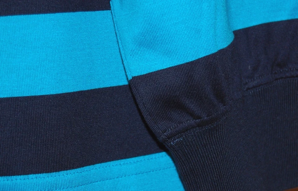 Paul & Shark Yachting Cotton Men's Italy Striped Polo Sweat Shirt Size M - Image 2 of 4