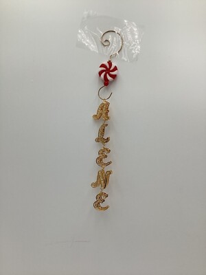 Personalized Christmas tree Ornament name ALENE