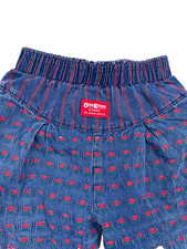 VTG oshkosh b'gosh girls denim jogger style pants embroidered osh kosh