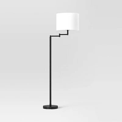 Swing arm floor lamp with 3 way switch deals