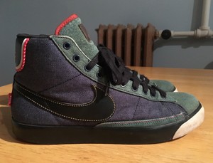 nike denim blazers