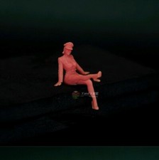 1/72 3D Printed World War II. Female U.S. bomber pilots Resin Soldier Mode 1Pc