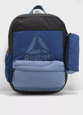 REEBOK V1607 Pencil Case Blue Kids Backpack