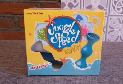 Asmodee - Jungle Speed: Beach - Watch, Spot, Grab Game! - Wasserdicht - NEU