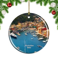 Portofino Liguria Italy Christmas ornament city travel souvenir