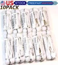 10PACK 3.5mm Headphones Wired Earphone Earbuds In-ear Headset W/ Mic For Samsung