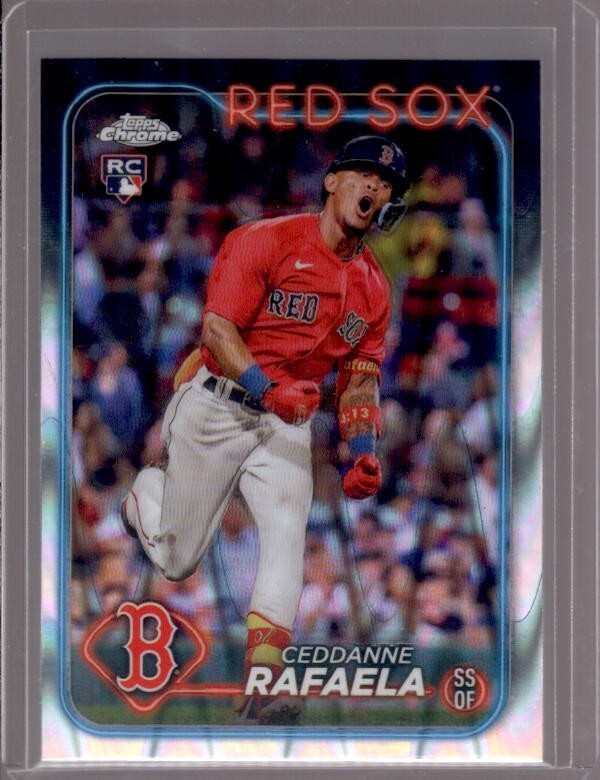 CEDDANNE RAFAELA 2024 Topps Chrome #118 RayWave Refractor Rookie RC