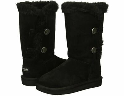 NEW IN BOX KIDS KINSLEI TALL BLACK BOOTS SIZE 12 MODEL: 1096443K