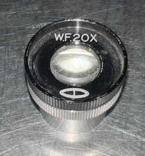 W.F.20X Microscope Objective Lens. Used Surplus