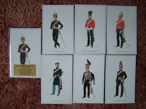 THE BRITISH ARMY SERIES - THE YEOMANRY CAVALRY (1).  6 card set.  Mint Condition - Afbeelding 1 van 1