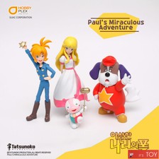 Juego de 4 figuras tipo Paul's Miraculous Adventures Paul Nina Pakkun Doppe Hobby Toy