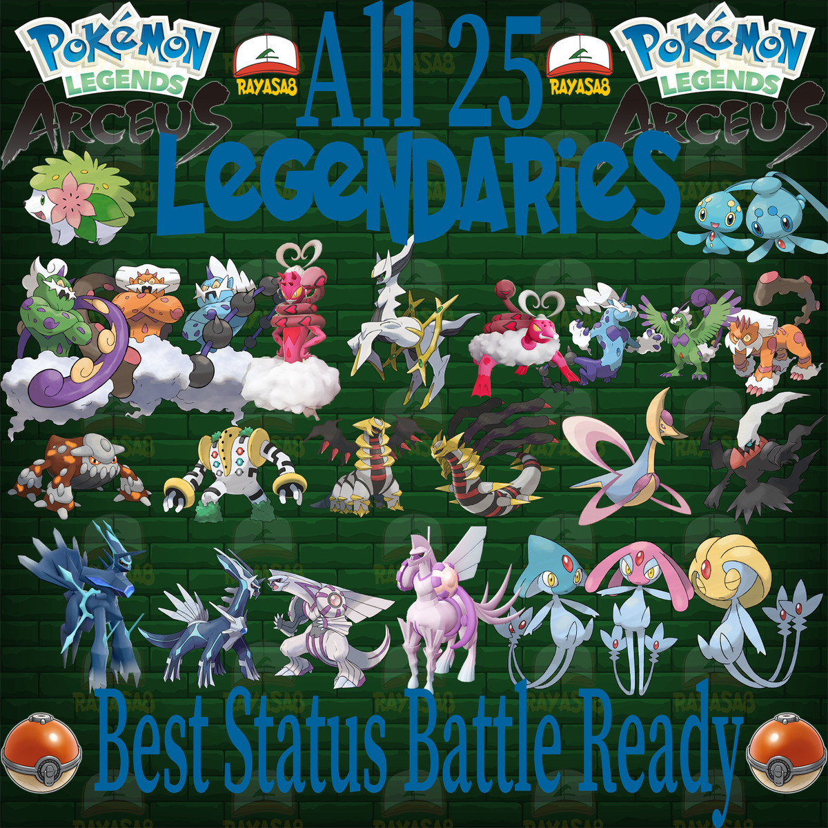 Pokémon Legends Arceus: all Legendary and Mythical Pokémon and how