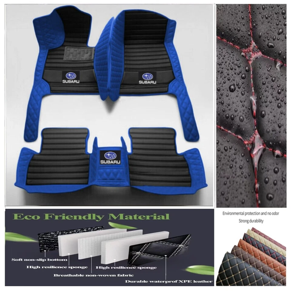 Alfombrillas impermeables para coche Subaru Outback 2010-2024 forro delantero trasero Foto 2 de 4