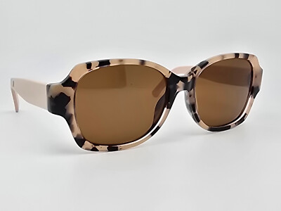Laguna Eyewear Cleo Tortoise Cream Frame Polarized Brown Lens Sunglasses 56mm