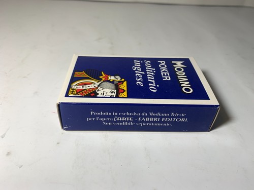 CARTE DA GIOCO MODIANO / POKER SOLITARIO INGLESE / FABBRI EDITORI - Foto 3 di 7
