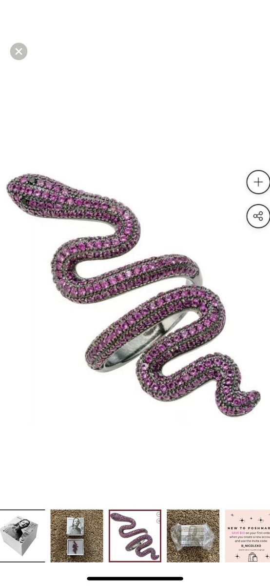 Taylor Swift Purple 蛇指輪スネークリング テイラースウィフトTaylor Swift Purple 蛇指輪スネークリング