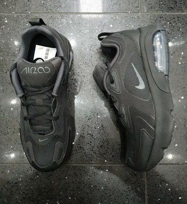 nike air max 200 junior all black
