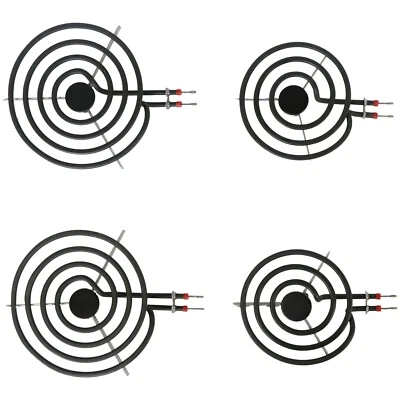 KITCHEN BASICS 101 SP22YA Electric Range Burner Element Set 2- MP12YA 6" 2- MP21YA 8" WB30X253