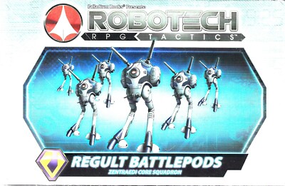 Zentraedi Regult Battlepods Tabletop Game - Palladium Books Robotech Strategy Game