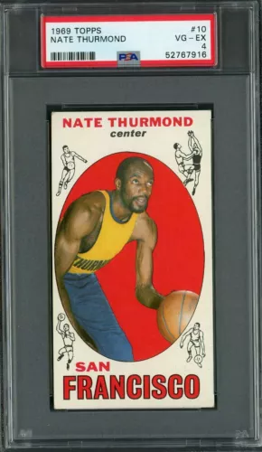 Nate Thurmond 1969 Topps Basketball Rookie #10 ** PSA 4 ** 