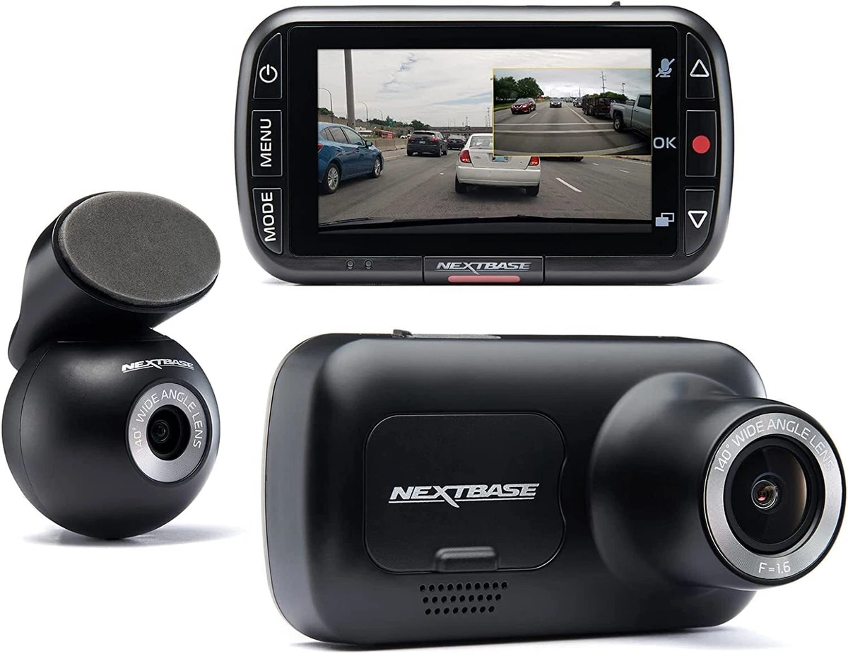Nextbase Nextbase 222XRWC 1080p Dash Cam + Rear Cam HD in Car Camera with Nextbase Nextbase 222XRWC 1080p Dash Cam + Rear Cam HD in Car Camera with