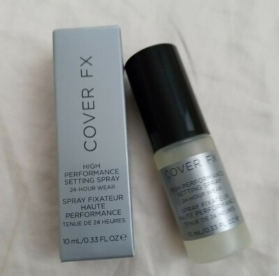  Cover FX High Performance Setting Spray 0.33 Oz Travel Size NIB