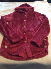 Woman’s Soft Comfy Velour Light Weight Jacket-size:s-see Measurements Of Jacket