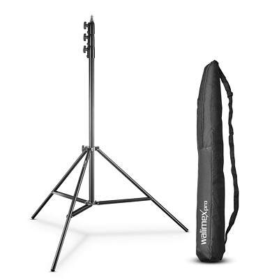 Walimex pro AIR 355 Lampenstativ 355cm Lichtstativ Blitzstativ Dreibeinstativ