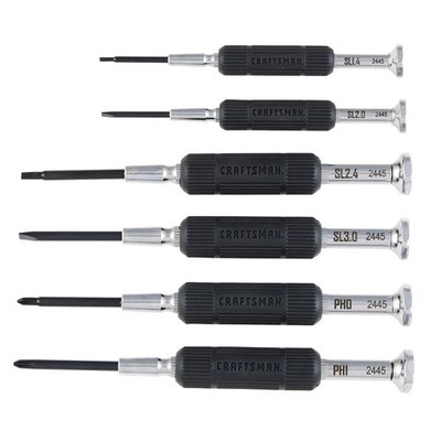 Mini Precision Screwdriver Set for Watch Jewelry Eyeglasses Repair 6 Pcs