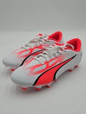 Puma Ultra Play FG AG Soccer Cleats White Pink Mens Size 7 107423-01 New
