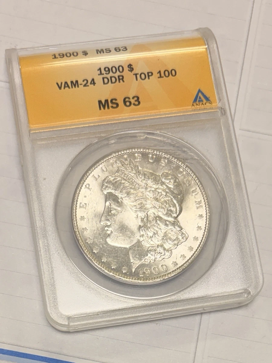 MS 63 Graded 1900 Year Morgan US Dollars (1878-1921) for sale | eBay
