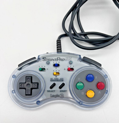 SNES Sprint Pad SN Logic 3 Controller Gamepad Turbo Super Nintendo