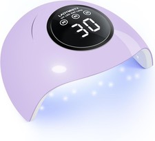 72W UV LED Nail Lamp, 2026 New Upgrade Light for Gel Nails with 18 Purple